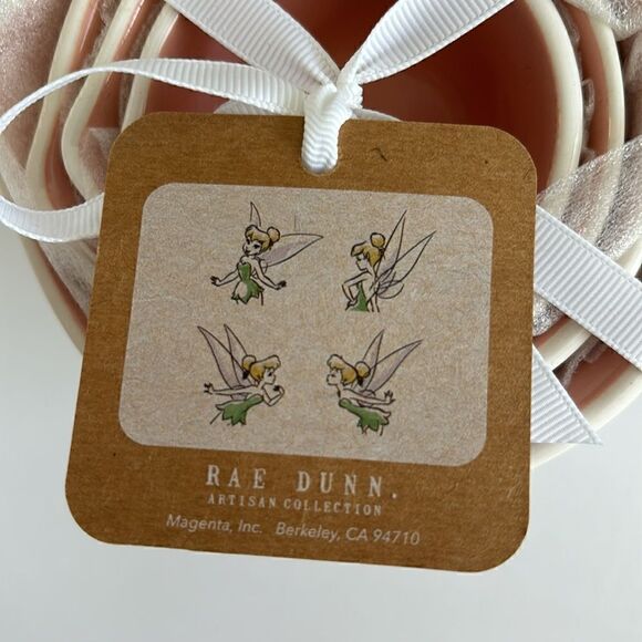 New Rae Dunn Disney Tinker Bell Ceramic Measuring Cups Set Pink Handle - Picture 9 of 10